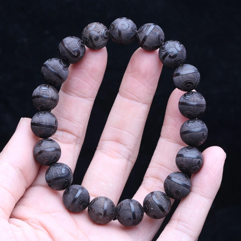 エボニーブレスレット,8mm x 8mm,バレンタインデーギフト,プロミス,ジュエリー