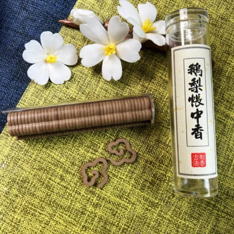 Xiangyun-粘着性のない粉末ディスク,屋内持続型,ペアーアカウント,サンダルウッド,アガーウッド,中国語
