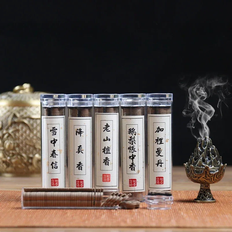 Xiangyun-粘着性のない粉末ディスク,屋内持続型,ペアーアカウント,サンダルウッド,アガーウッド,中国語