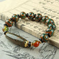Sky-eyes dziビーズブレスレット、3インチ、tibety an、tibetan